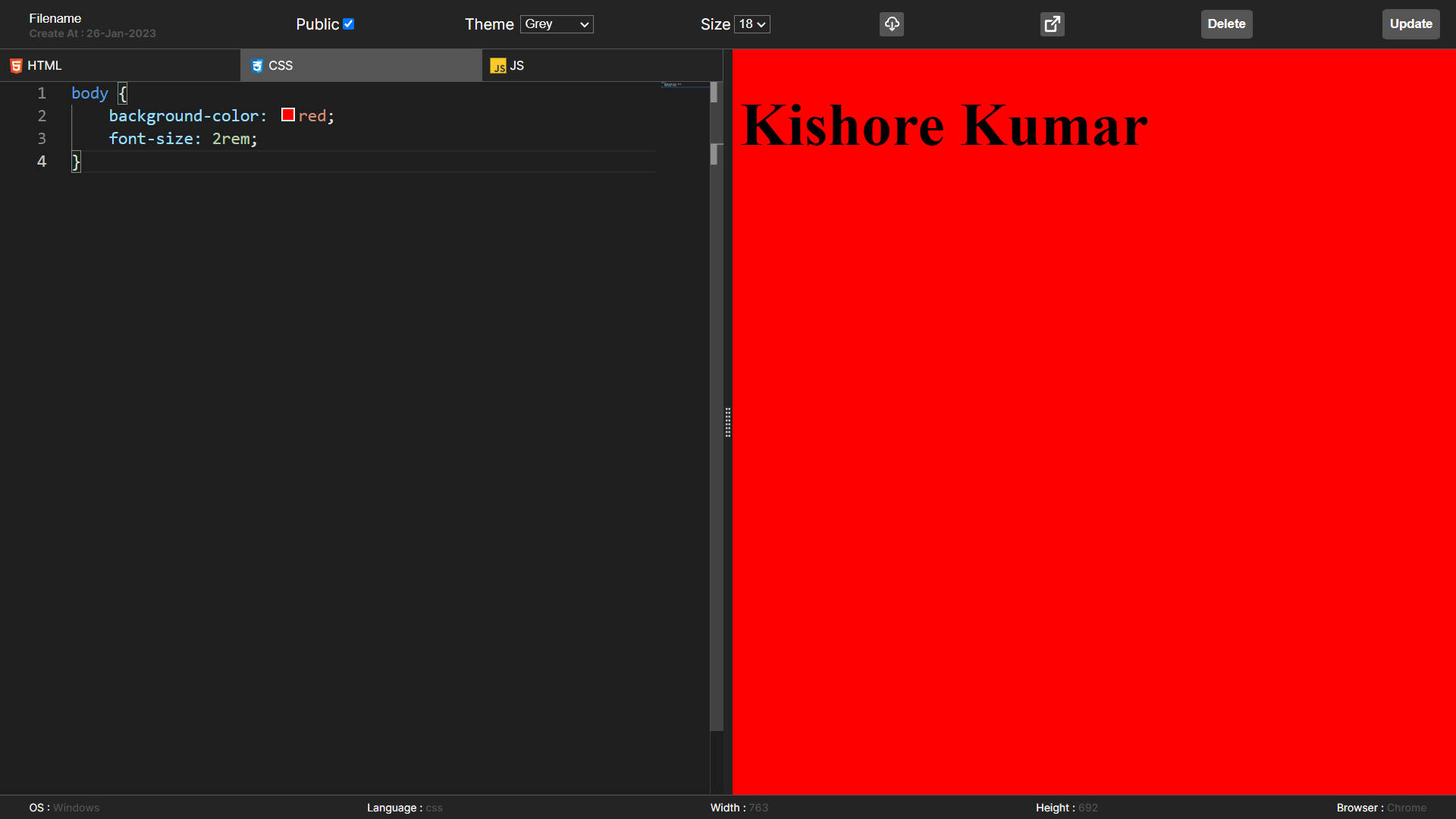 Tesla Website Clone Project